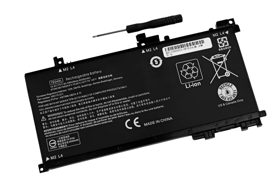 ApexWay TE04XL Аккумулятор для ноут для hp двумя способами; женские 15-ax200 15-ax210TX 15-ax235nd 905277 15-ax202na TPN-Q173 HSTNN-DB7T 905175-2C1