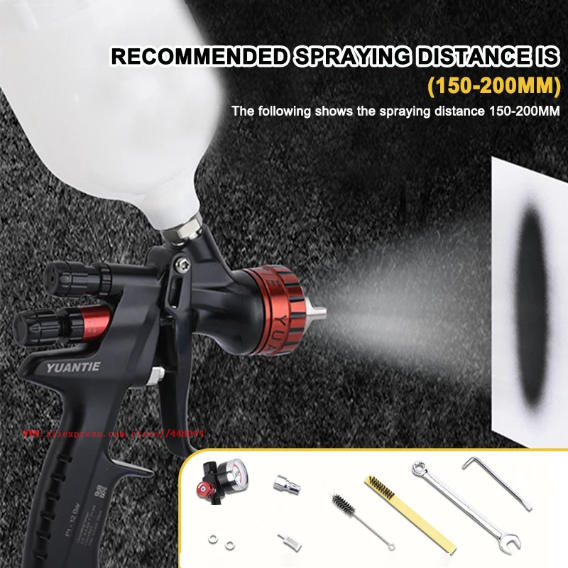 Spray gun airbrush pneumatic gun paint sprayer 1.3mm 600ml Paint spray gun tools for car truk