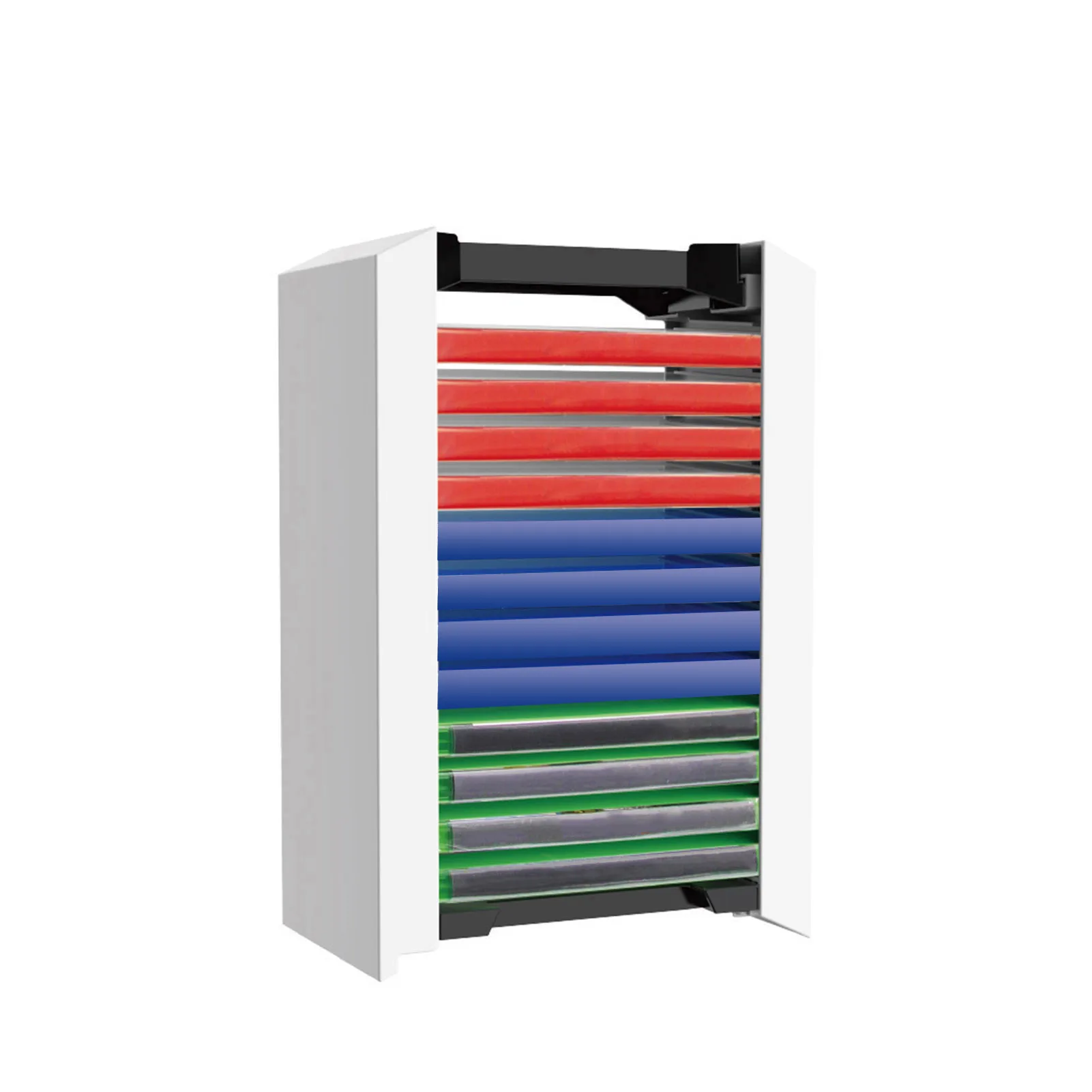 Per Ps5 Game Cd Box Disc Rack Storage Rack Per Ps5 Host Disc Doppia Scatola Di Immagazzinaggio Staffa Può Contenere 12 Pezzi Giochi Biologici