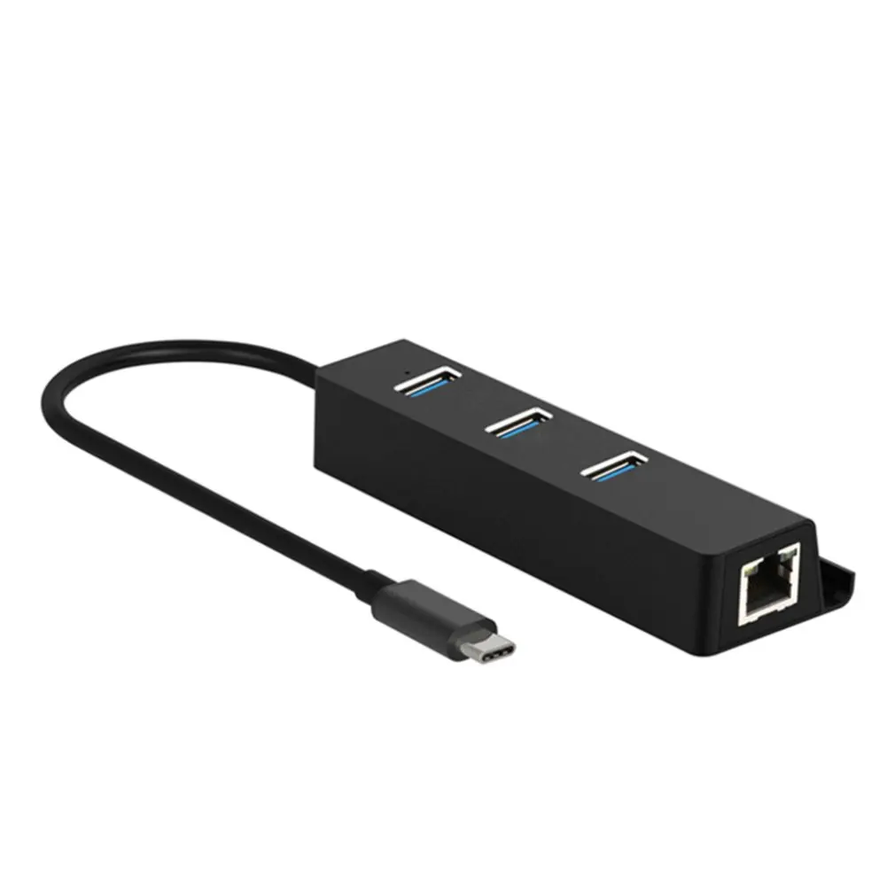 3-Порты и разъёмы USB 3,0 Алюминий сплав кейса+ АБС-пластик крышки ноутбука адаптер концентратор с Gigabit Ethernet сеть передачи данных Порты и разъёмы