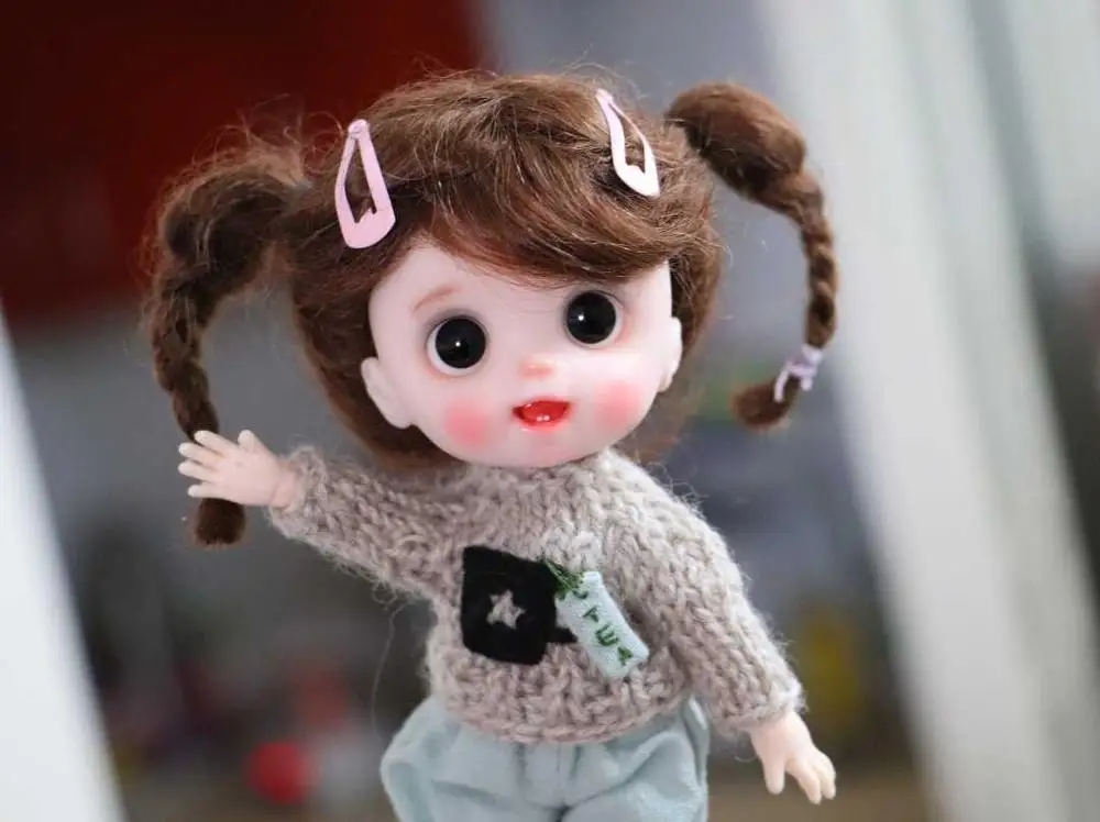 OB11 кукла Кастомизация кукла 1/8 BJD куклы OB DIY полимерная глина 20191217