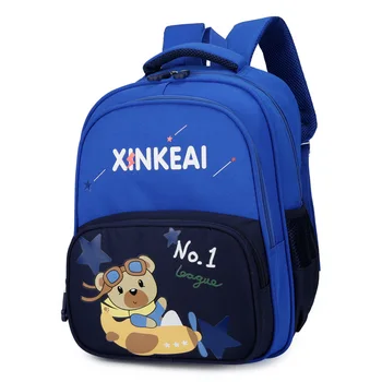 

Kids Schoolbag Cartoon Cute Boys Girls Lightweight Primary Schoolbag Contrast Color Large-capacity Orthopedics Backpack Mochila