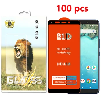 

100pcs 21D Full Cover Tempered Glass Film For OPPO RENO 6.4 6.6 Z F11 Pro K3 K1 A7 A7N A7X 10H Screen Protector With New Package