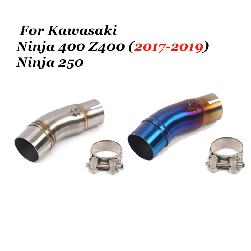 Motoparty Motorcycle medium exhaust pipe for Kawasaki Ninja 250 Ninja