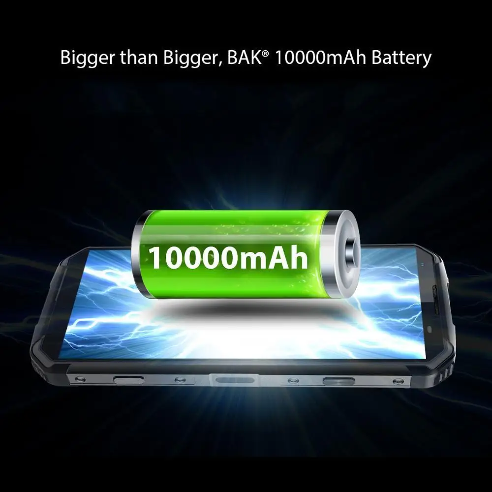 Blackview BV9500 Plus 10000 мАч Android 9,0 4G Прочный смартфон 4 Гб+ 64 Гб Helio P70 Восьмиядерный IP68 Ударопрочный 5," мобильный телефон