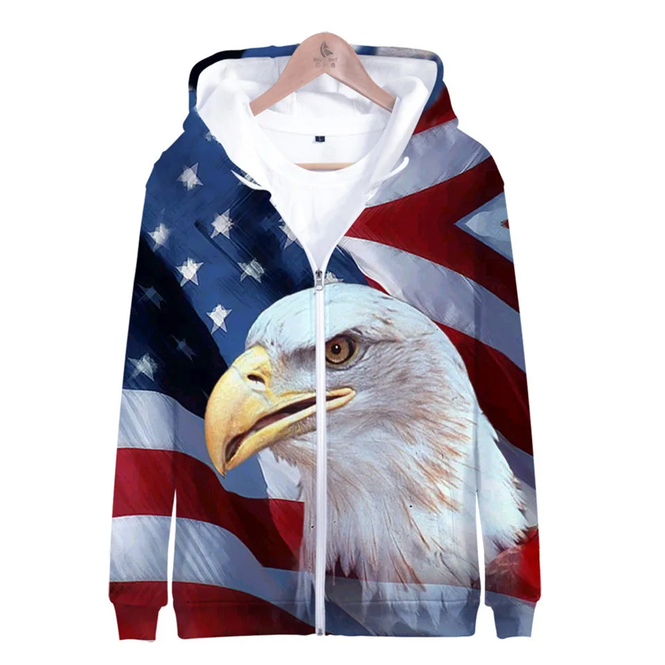 

Eagle USA National Flag 3D Print Hoodie Men Women Fashion Harajuku Hoodies Sweatshirt Long Sleeve Jacket Casual Coat