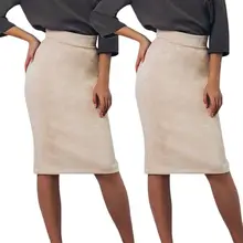 Новинка, модные женские юбки, уличный стиль, без украшений, Одноцветный узор, прямой силуэт, ампир