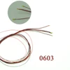 10pcs Wired SMD 0603 3V/12V Led Lamp Models Pre-soldered Micro Litz For Train Railway Landscape Lighting 6