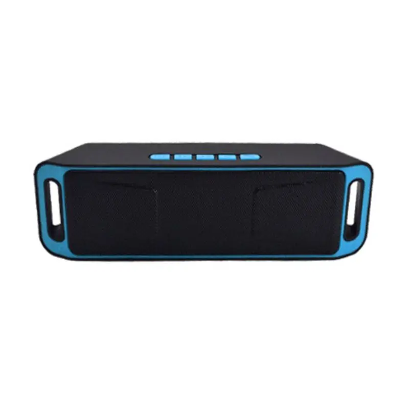SC208 беспроводной автомобильный Bluetooth динамик открытый мини двойной сабвуфер стерео динамик