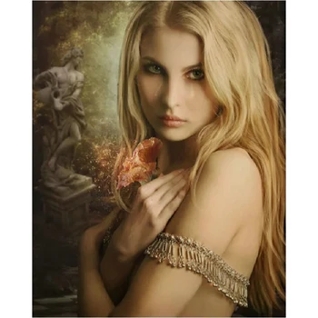 

Full Square round 5D DIY Diamond Painting Tearing woman diamond Embroidery Cross Stitch Rhinestone Diamond Mosaic Painting Decor