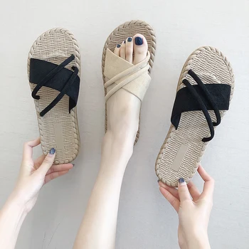 

2020 Summer Slippers Women Sandals Slipper Indoor Outdoor Beach Shoes Female Chanclas Mujer Klapki Damskie Na Lato Dropshipping