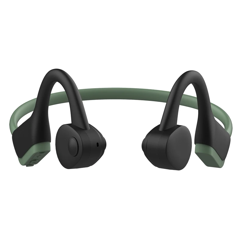 J20 Bluetooth 5,0 Гарнитура костной проводимости Беспроводные спортивные наушники Hands Free спортивные наушники для смартфонов-серый Grenn
