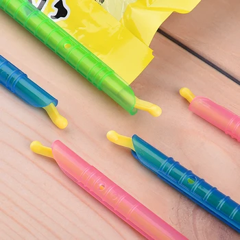 

12 Pcs Seal Lock Sticks Voedsel Verzegeld Organizer Opbergtas Clip Voedsel Afdichting Stok Plastic Home Kitchen Gadgets
