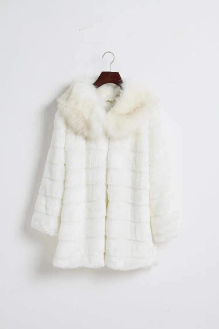 Пушистая зимняя женская куртка из искусственного меха manteau femme hiver меховое пальто пушистое пальто Плюс Размер Теплый искуственный мех верхняя одежда Z131