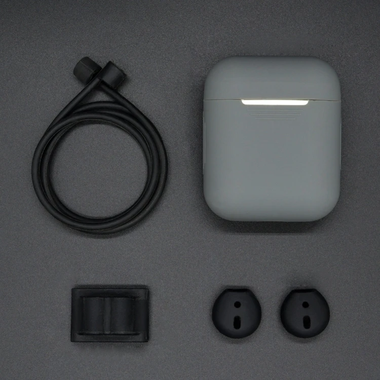 HAWEEL5Pcs/набор силиконовый беспроводной Bluetooth футляр для наушников для Airpods 1 2 Apple TWS наушники-вкладыши аксессуары Защитная крышка