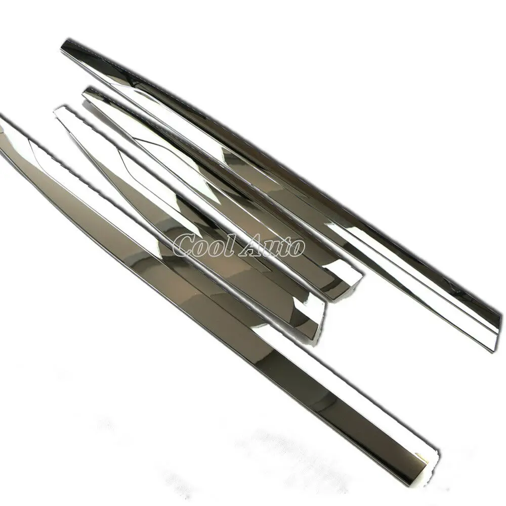 For Nissan Rogue X-Trial T32 High quality Chrome Side Door Car Body Molding Trim
