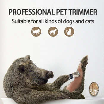 

Pet Electric Hair Clippers Rechargeable Low Noise Hair Trimming Scissors Grooming Instrument Cat And Dog Hair Trimme