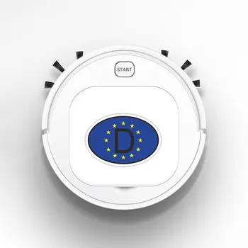 

Auto USB Sweeping 1800Pa Multifunction Smart Robot Vacuum Cleaner Dry Wet Floor Cleaner Creative D GERMANY CODE OVAL