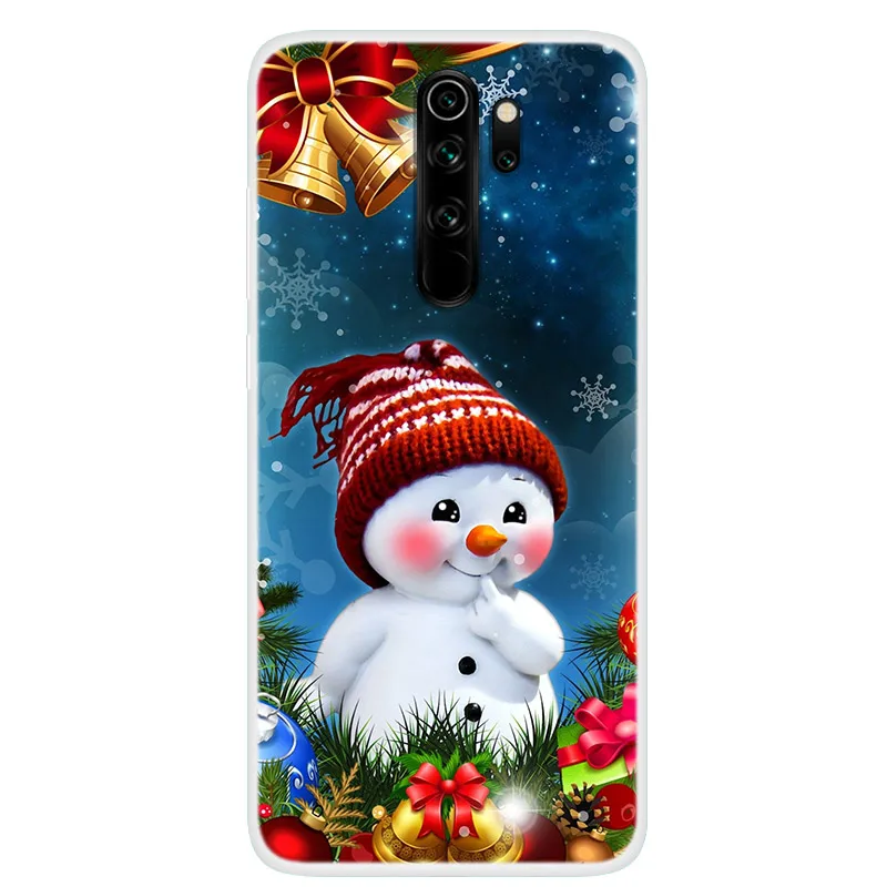 For Xiaomi Redmi Note 8 Pro Case Christmas NEW Year Gift Soft TPU Cover For Xiomi Redmi Note 8T Phone Cases Coque Note8 8Pro xiaomi leather case charging