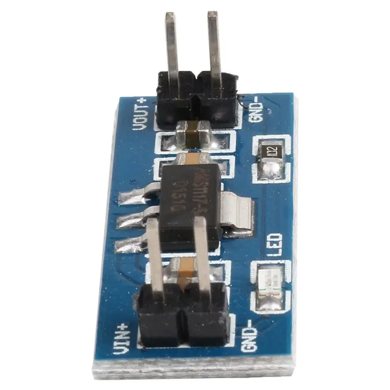 1 шт. 6,0 V-12 V постоянного тока до 5V AMS1117-5.0V Питание модуль Напряжение регулятор 2,5x1,1 см