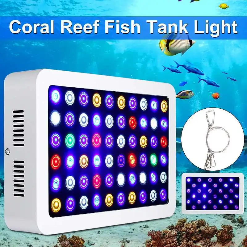 

180W Dimmable LED Aquarium Lights Coral Lamp Grow Lamp for Marine Aquarium Dimmer Professional Fish Aquatic Lightings