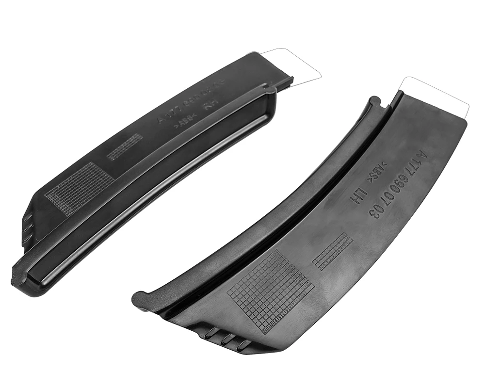 For Mercedes Benz A Class W177 Hatchback A180 A250 A35 + Rear Bumper Trim Lip Spoiler Stickers Wheel Eyebrow Fender Canards
