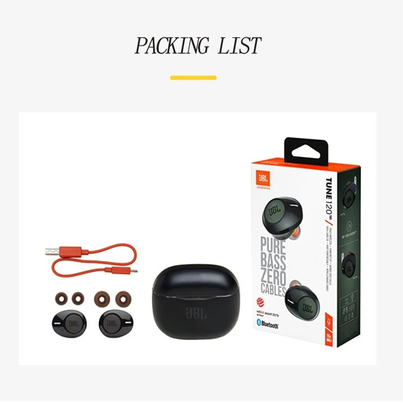T120TWS wireless bluetooth headset stereo earbud subwoofer headset headset with microphone charging box
