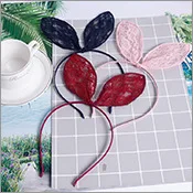 Korean-style Hair Accessories Solid Color Gold Velvet Elasticity Fleece Large Rims Headband Head Buckle Knot Hair Bands Women's