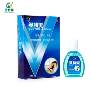 

5PCS DOCTOR M Eyedrops eyestrain anti-microbico 10ml dry eye bloodshot eyes fatigue decreased vision wear contact lenses