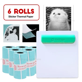 

PeriPage Portable Thermal Bluetooth Printer Mini Photo Pictures Printer For Mobile Android iOS Printer 58mm