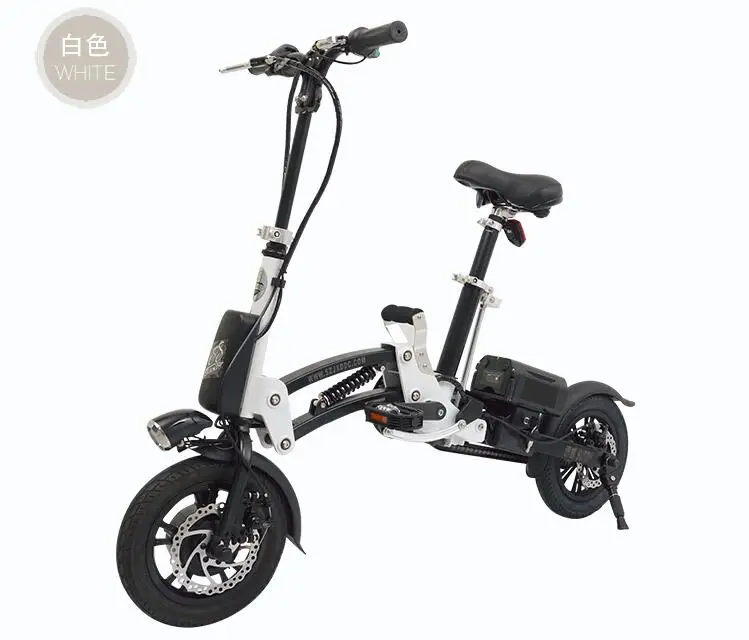 ミニ折りたたみ式パワーアシスト電動自転車、1秒折りたたみ自転車、12