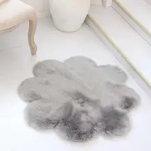 60/90 см пушистые коврики восемь цветов ковер с лепестками искусственная длинная плюшевая домашняя напольная Подушка-коврик для детская спальня 20E