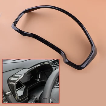 

beler Carbon Fiber Print Dashboard Speedometer Gauge Instrument Display Frame Cover Trim fit for Honda CRV 10th 2017-2019 2020