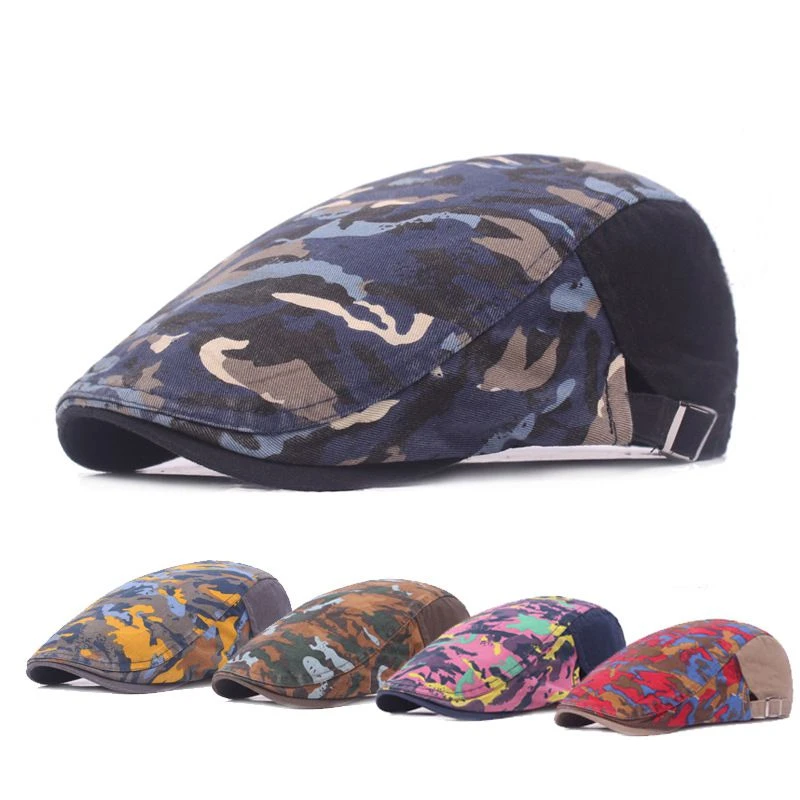 camo cycling cap
