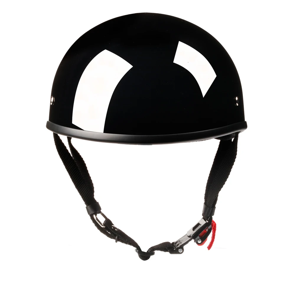 Точка половина лица мотоциклетный шлем половина шлем открытое лицо Casco De Moto для кафе гонщик чоппер Скутер