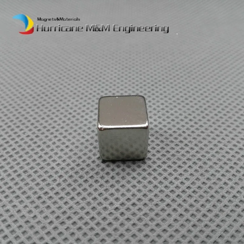 N52 NdFeB монтажный блок 10x10x10 мм DIY приманка сильные неодимовые постоянные магниты редкоземельный промышленный магнит 10-125 шт