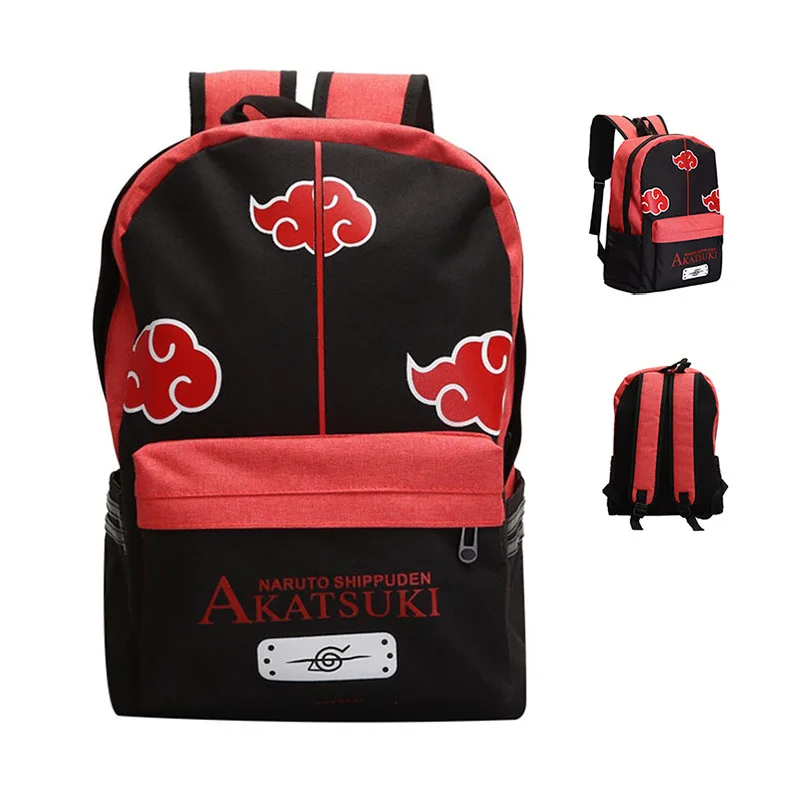 

LISM Naruto One Piece anime Canvas Backpacks Rucksacks Cartoon School Backpack Casual student Bags travel Knapsack Unisex New