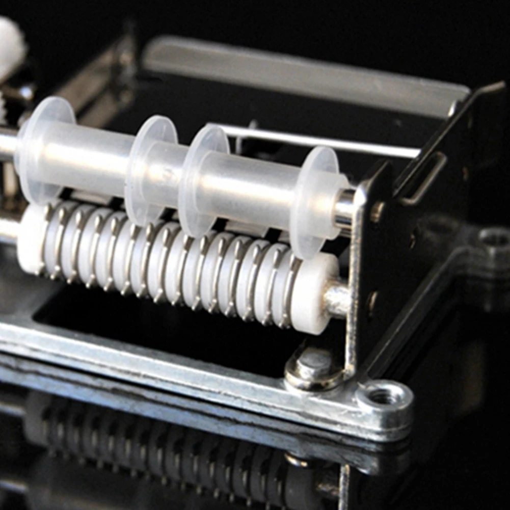 Hand Crank Home DIY Music Box Strips Musical Mechanical With Hole Puncher Tapes Decorations Craft 15-tone