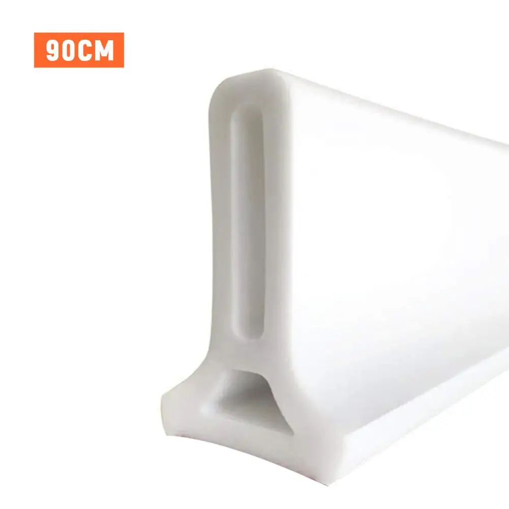 90cm Стопор для воды в ванной комнате, резиновый плотины, кремниевое водяное блокирующее отделение для сухого и мокрого дома, улучшенное дропшиппинг - Color: 90cm