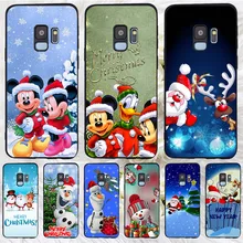 Светодиодный свет Рождества для samsung Galaxy S6 S7 край S8 S9 S10 Plus Note 8, 9, 10, A30 A40 A50 A60 A70 M10 M20 чехол для телефона чехол с мультипликационным принтом