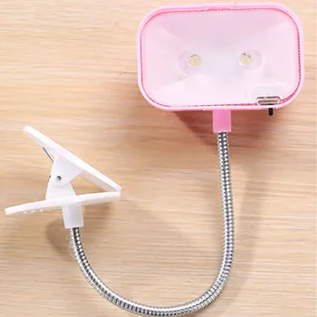 

Clip On Desk LED Lamp Square Table Retro Book Light Mini Eye Protection Night Reading Super Bright Accessories Decorative Home