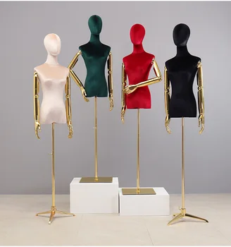 

New Style Fabric Mannequin Fabric Model Golden Hand Best Quality Hot Sale
