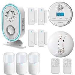 Système d'alarme de sécurité domestique sans fil, sonnette de bienvenue P30B, équipement antivol, niveau 4, Kit de système de Volume 