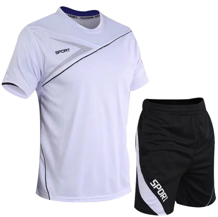 men's set sportswear kit short sleeve sports sport shirt men running 2pcs suit for soccer gym fitness men t-shirts+shorts sets men's set sportswear kit short sleeve sports sport shirt men running 2pcs suit for soccer gym fitness men t-shirts+shorts sets