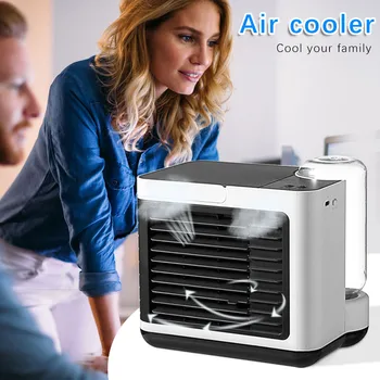 

Mini Portable Air Conditioning Fan Home Refrigerator Cooler USB Charging desktop cooler Air Conditioner Fan Device Air Cooler