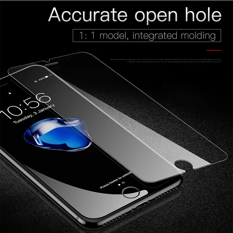 

100PCS JRGK HD 2.5D Screen Protector Clear Antifouling Tempered Glass film for iPhone 6 plus 6s plus 7 Plus For Iphone 8 plus X