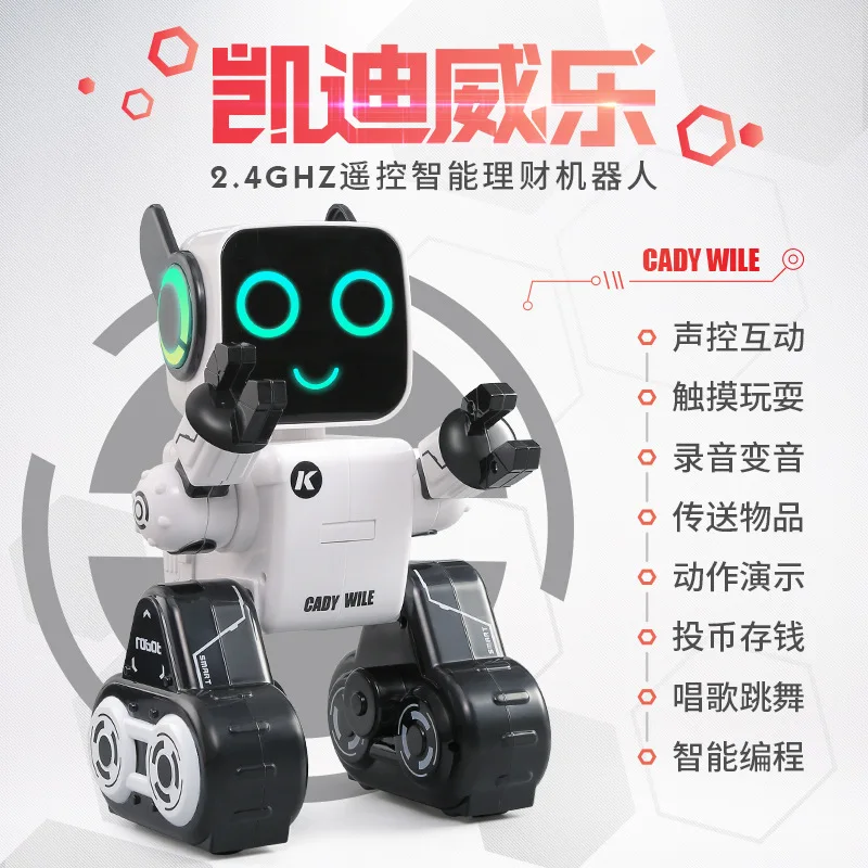 

Jjrc R4 Intelligent Robot Voice Interactive Singing Dancing Popularization of Science Mathematics Motion Puzzle Toy Children