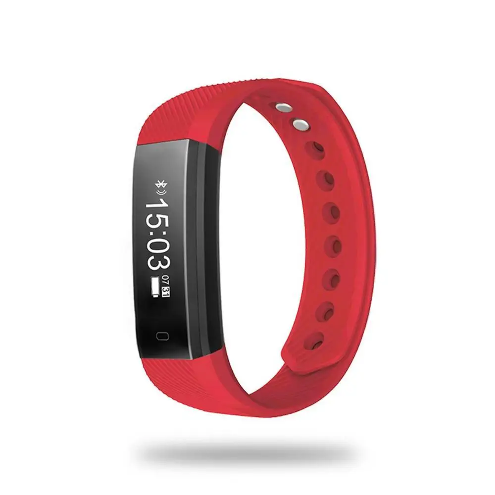 Red TLWD2 водонепроницаемый Smartband Смарт Bluetooth 4,0 браслет с 0,86 дюймов OLED сенсорный экран Мониторинг сна шаг подсчета - Цвет: Red