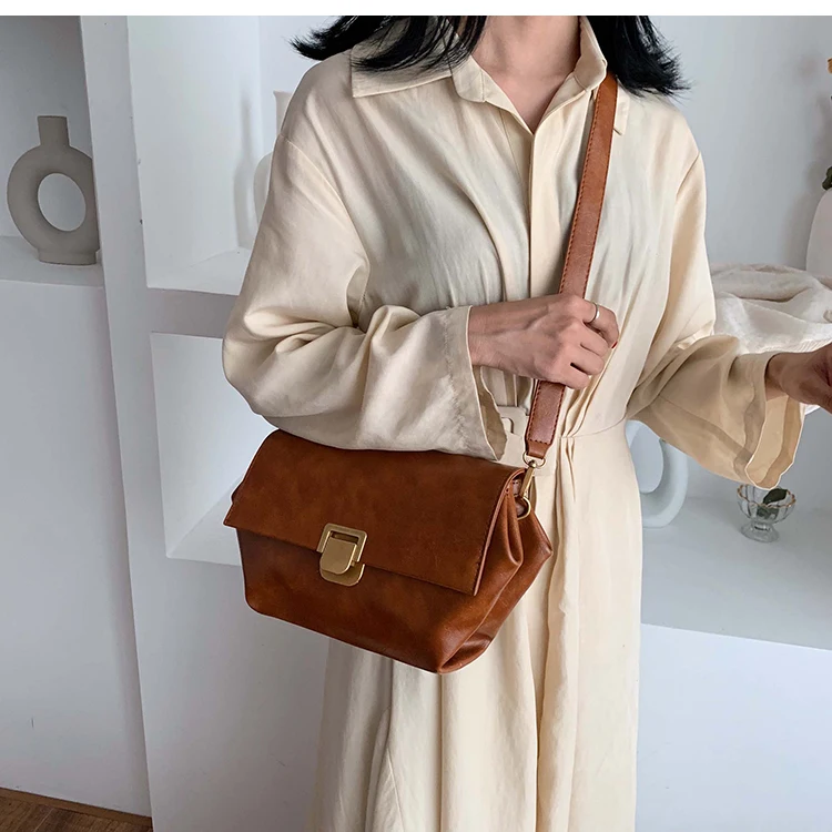 Female Bag Popular New Wave Korean Version of The Simple Retro loui vuiton Fashion Small Square Bag Women Hand Bags