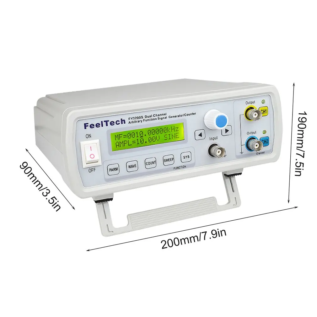 FellTech FY3200S 24 МГц цифровой DDS двухканальный функция источник сигнала Генератор произвольной формы/измеритель частоты пульса США